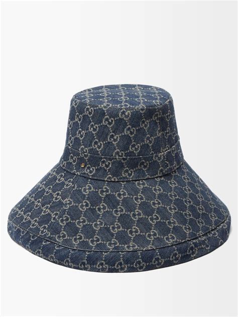 gucci bucket hat denim.